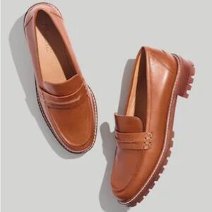 Madewell Corinne Lugsole Loafer in Dried Maple